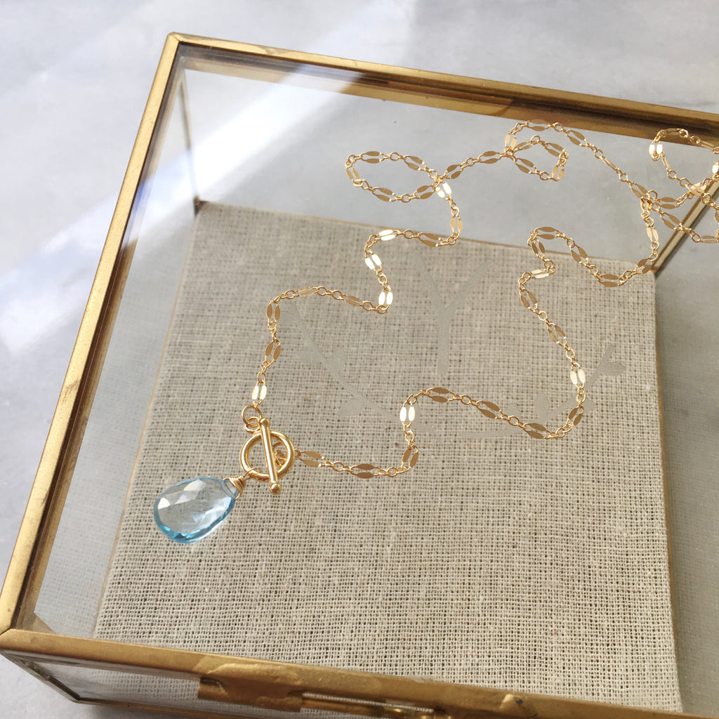 Kana Necklace - Aquamarine