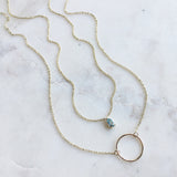 Netsuai Necklace - Aquamarine