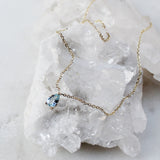 Netsuai Necklace - Aquamarine